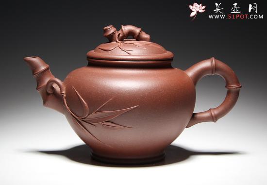 紫砂壶图片：笑璎竹节 - 美壶网