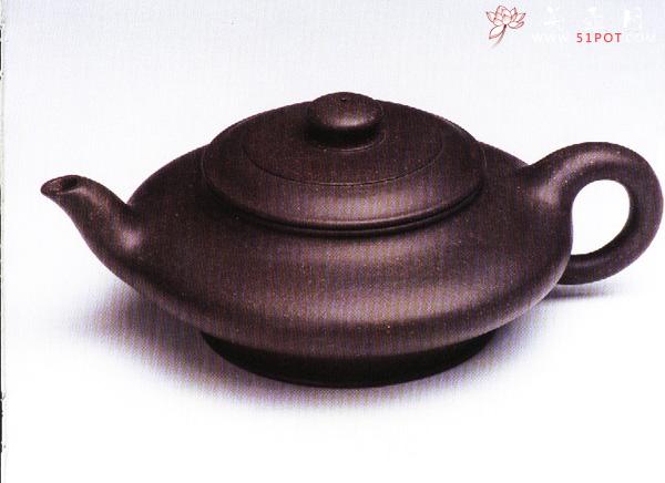 紫砂壶图片：虚扁壶 - 美壶网