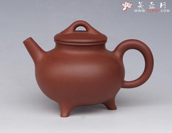 紫砂壶图片：三足鼎 - 美壶网