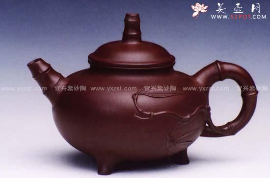 紫砂壶图片：把竹 - 美壶网