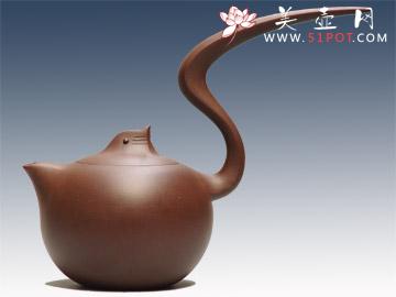 紫砂壶图片：自得其乐二届太博会金奖作品 - 美壶网