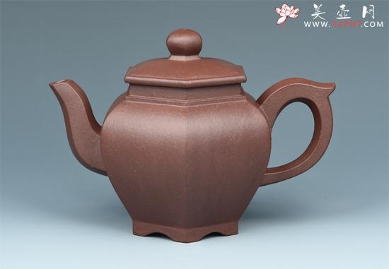 紫砂壶图片：六方神灯 - 美壶网