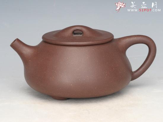 紫砂壶图片：景州石瓢、全手工、（二等奖） - 美壶网