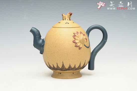 紫砂壶图片：荷花 - 美壶网