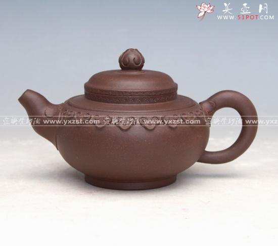 紫砂壶图片：圈足如意 - 美壶网