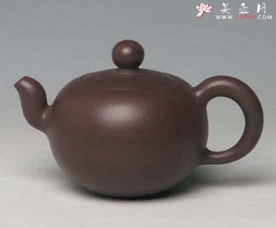 紫砂壶图片:小一粒株壶 - 美壶网