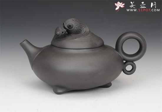 紫砂壶图片：如鱼得水 - 美壶网