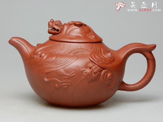 紫砂壶图片：云龙  480cc - 美壶网