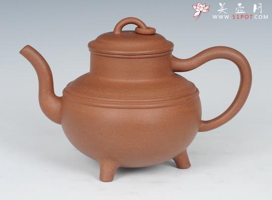 紫砂壶图片：三足串顶 拷贝 - 美壶网