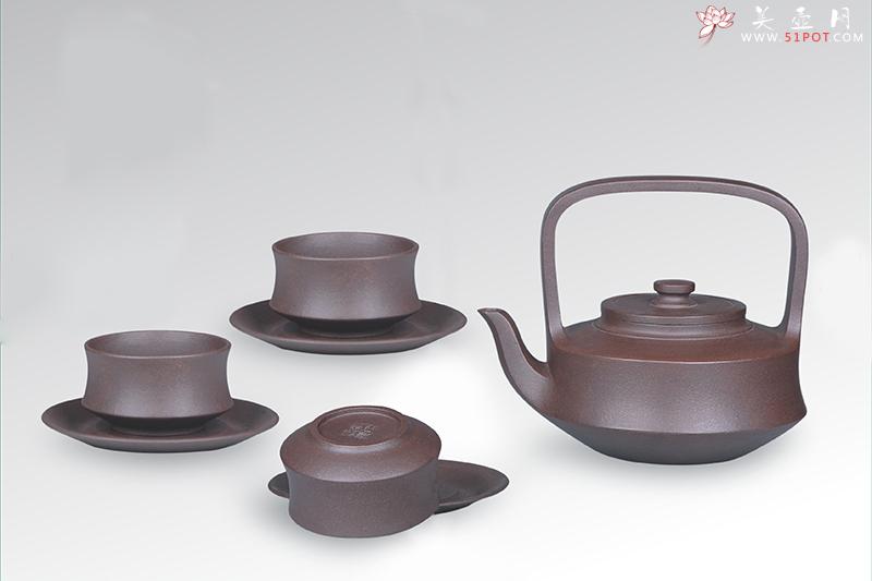紫砂壶图片：提壁组壶 - 美壶网