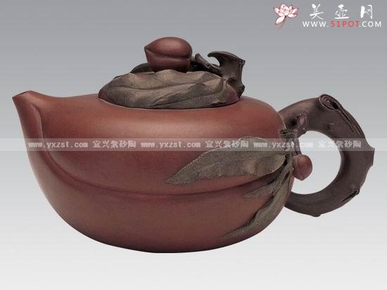 紫砂壶图片：寿桃壶 - 美壶网