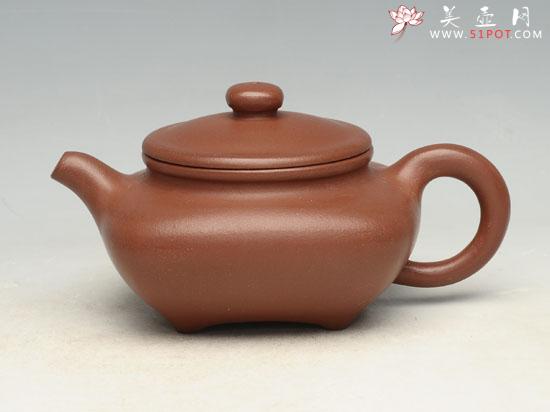 紫砂壶图片：小四方   容量：100cc - 美壶网