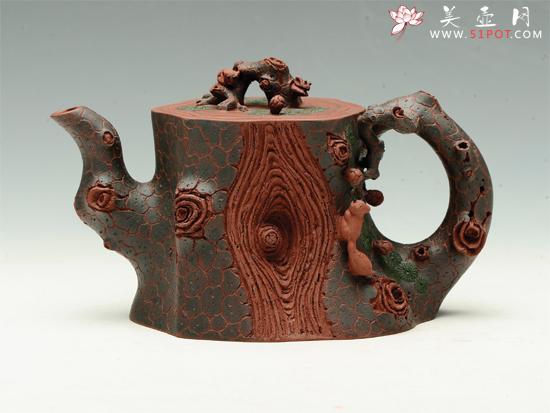 紫砂壶图片:苍松 - 美壶网
