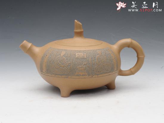 紫砂壶图片：坚竹 - 美壶网