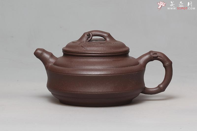 紫砂壶图片：双线竹鼓 - 美壶网