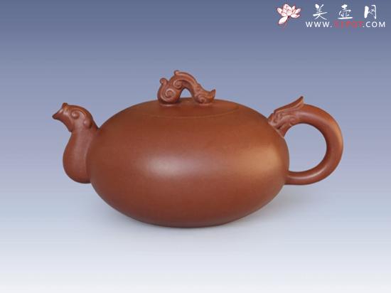 紫砂壶图片:龙凤呈祥 - 美壶网