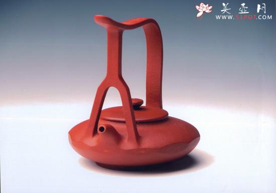 紫砂壶图片：天宇提梁 - 美壶网