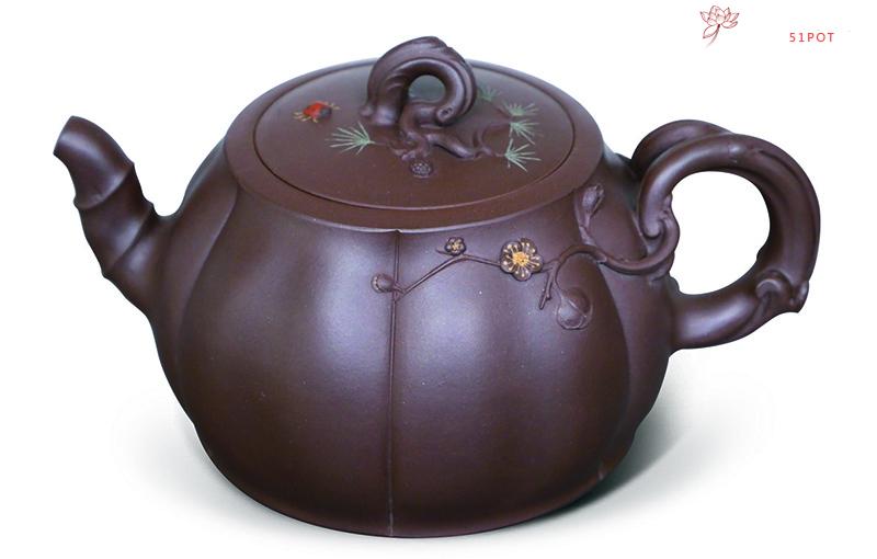 紫砂壶图片：筋囊三友 - 美壶网