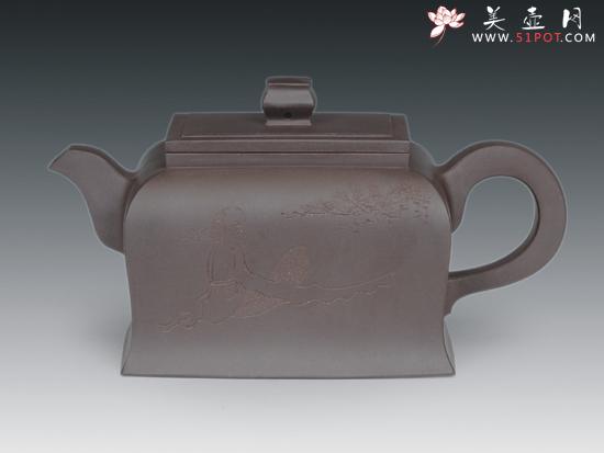 紫砂壶图片：四方 - 美壶网