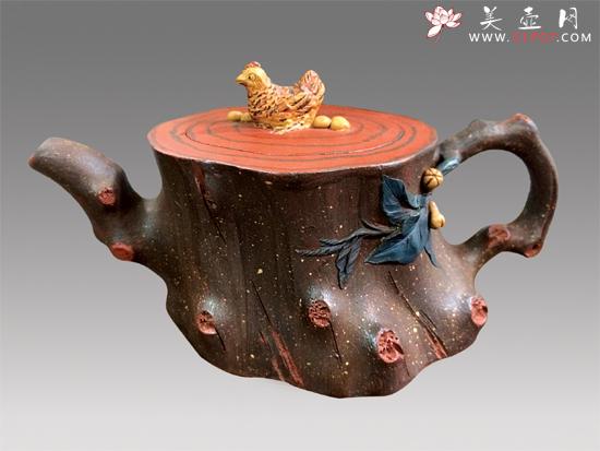 紫砂壶图片：凤鸣 - 美壶网