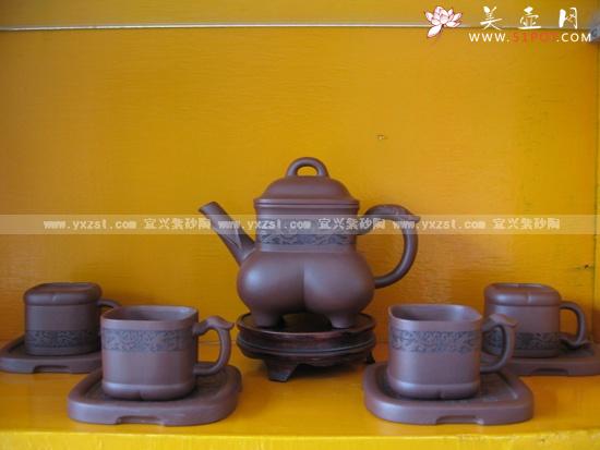 紫砂壶图片：将军套壶 - 美壶网