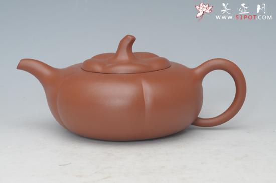紫砂壶图片：柿扁 - 美壶网