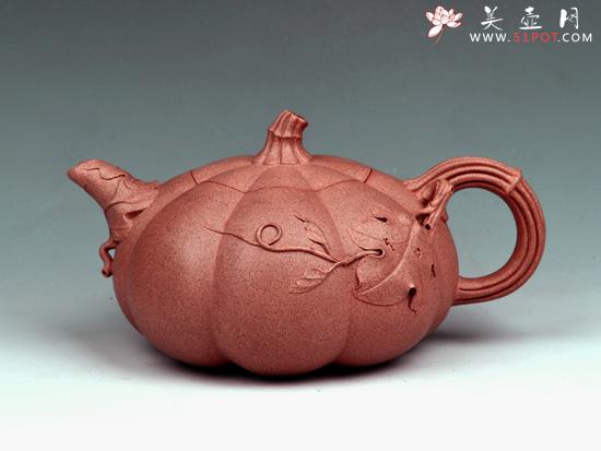 紫砂壶图片：南瓜壶 - 美壶网