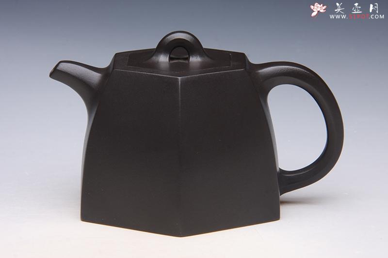 紫砂壶图片：六方铜砣 - 美壶网