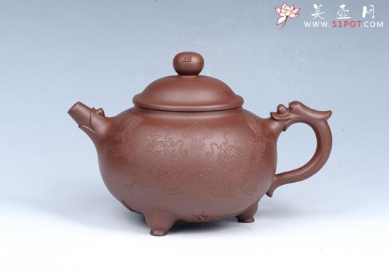 紫砂壶图片：盛世九龙 - 美壶网