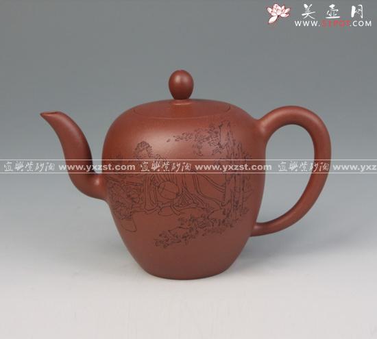 紫砂壶图片：四大美女_贵妃醉酒 - 美壶网