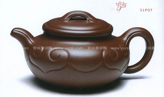 紫砂壶图片：如意访顾壶 - 美壶网