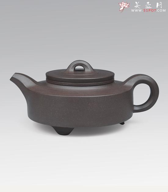 紫砂壶图片：三脚汉玉 - 美壶网