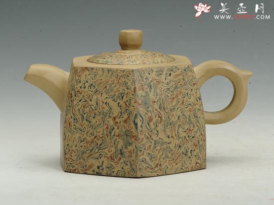 紫砂壶图片:高六方井栏 - 美壶网