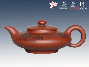 紫砂壶图片：虚扁 - 美壶网