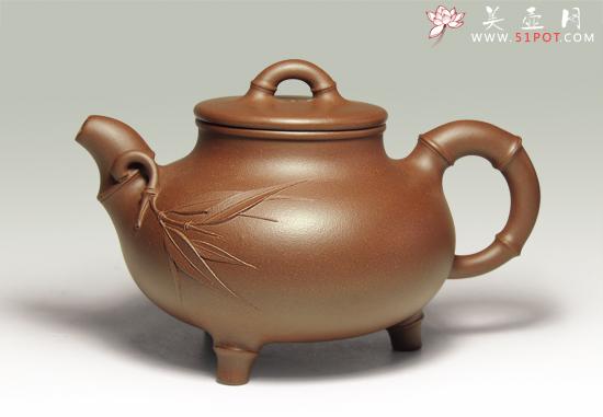 紫砂壶图片：清风竹影 - 美壶网