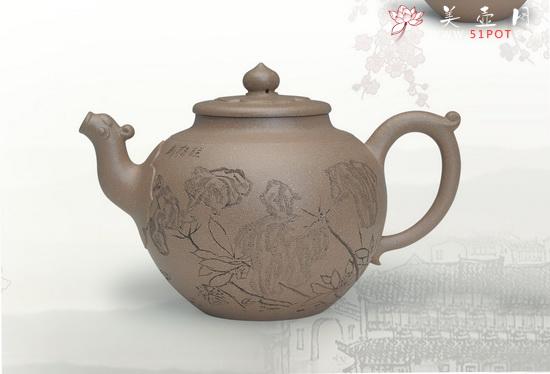 紫砂壶图片:龙凤呈祥 - 美壶网