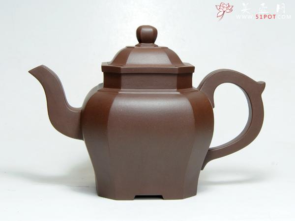 紫砂壶图片：八方抽角 - 美壶网