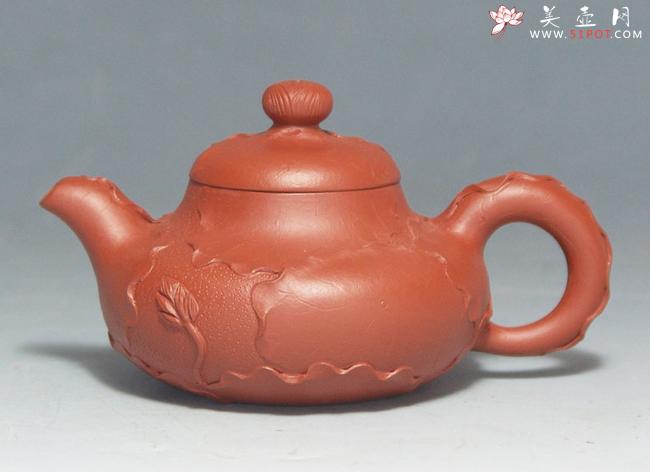 紫砂壶图片：荷叶 180CC - 美壶网