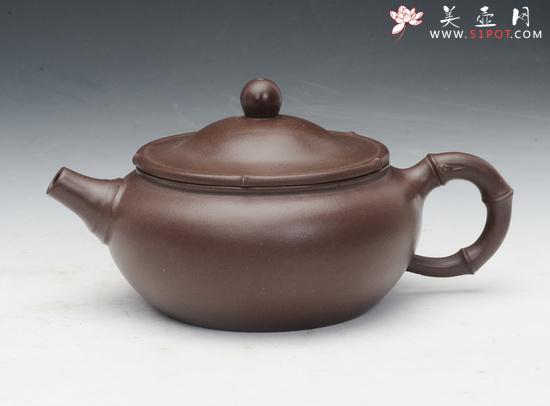 紫砂壶图片:竹福 - 美壶网