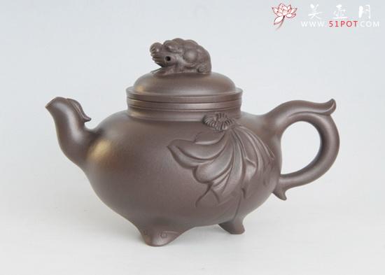 紫砂壶图片：蟾凤合鸣 - 美壶网