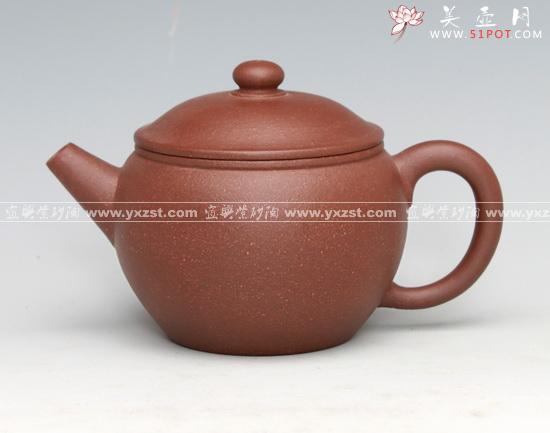 紫砂壶图片：大口玉瓶泥料：拼紫泥 - 美壶网