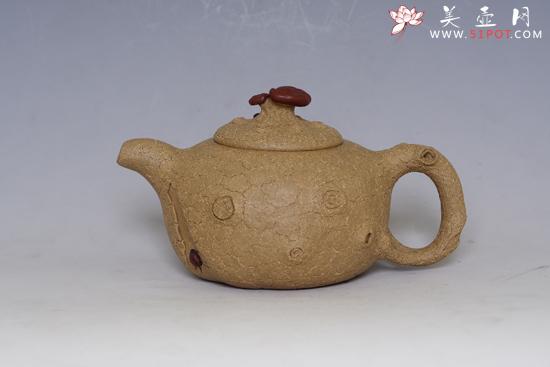 紫砂壶图片：灵芝供春 - 美壶网