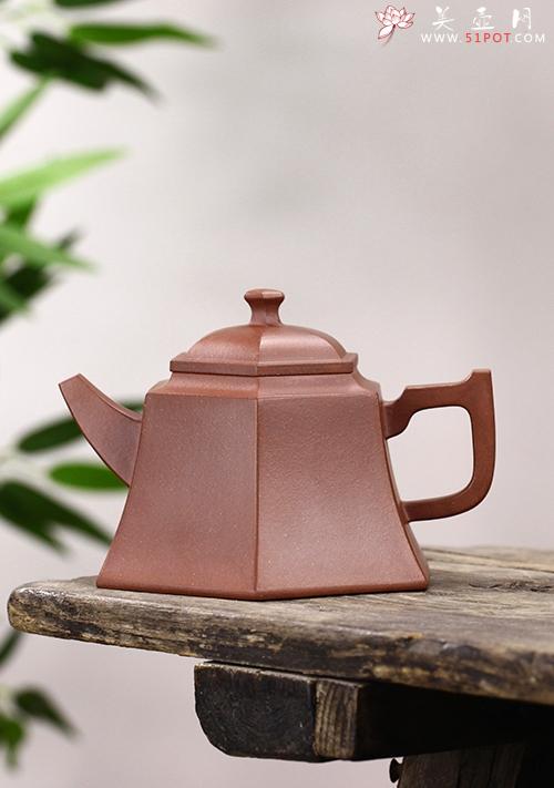 紫砂壶图片：六方醒晓 - 美壶网