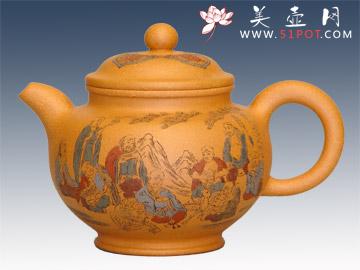 紫砂壶图片：十八罗汉 - 美壶网