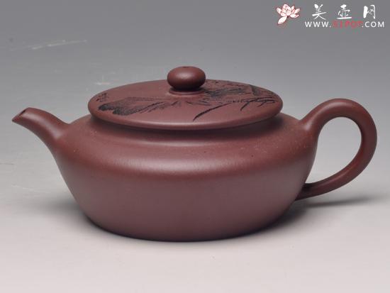 紫砂壶图片：桑扁 - 美壶网