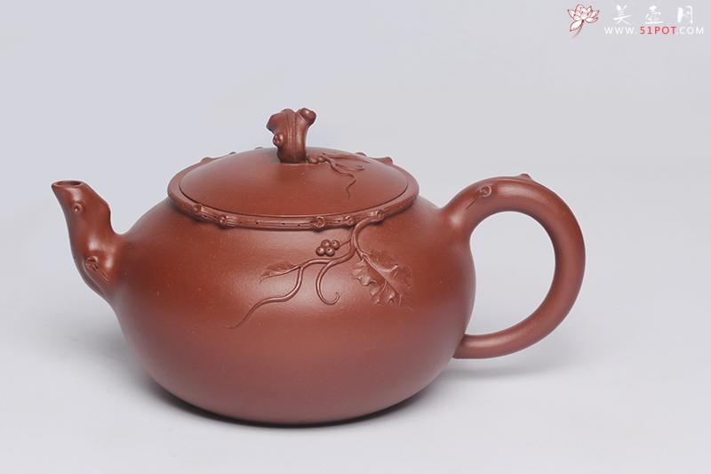 紫砂壶图片：缠枝葡萄 - 美壶网