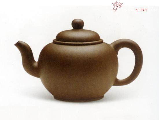 紫砂壶图片：大圆只壶 - 美壶网