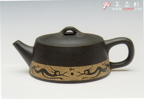 紫砂壶图片：双龙戏珠 - 美壶网