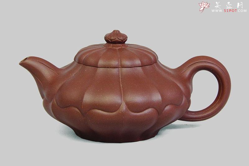 紫砂壶图片：扁合菱壶 - 美壶网