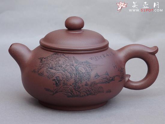 紫砂壶图片:福圆壶 - 美壶网